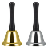 Darrahopens Gift & Novelty > Novelty > Novelty Gifts SANTA BELL Jingle Claus Wooden Handle Bells Rattles Christmas Xmas - Gold