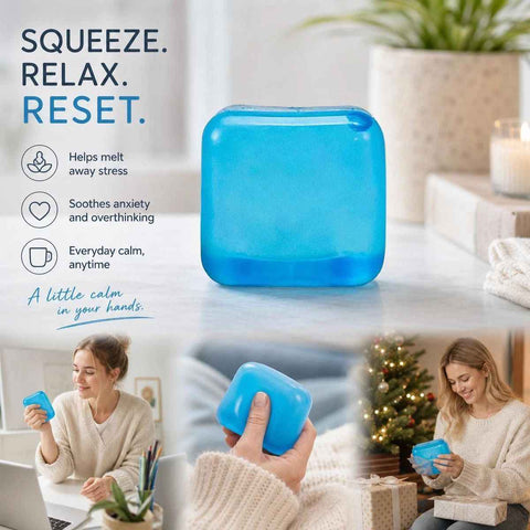 Darrahopens Gift & Novelty > Novelty > Novelty Gifts Slow Rise Maltose Ice Cube Squishy Blue, Relieve Anxiety, Christmas Gift In Australia - Darrahopens