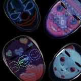 Darrahopens Gift & Novelty > Novelty > Novelty Gifts Smart LED Gesture-Sensing Light-Up Mask, 45 Dynamic + 70 Static Patterns, Party Atmosphere Essential / USB Rechargeable Version