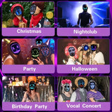 Darrahopens Gift & Novelty > Novelty > Novelty Gifts Smart LED Gesture-Sensing Light-Up Mask, 45 Dynamic + 70 Static Patterns, Party Atmosphere Essential / USB Rechargeable Version