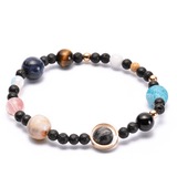 Darrahopens Gift & Novelty > Novelty > Novelty Gifts Solar System Bracelet for Men and Women, Universe Galaxy Eight Planets Guardian Star Natural Stone Beads Bracelet Gift Nine Planets—yux Nine planets