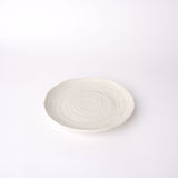 Darrahopens Gift & Novelty > Novelty > Novelty Gifts Tapas Plate 16cm White Spiral Glaze