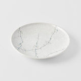 Darrahopens Gift & Novelty > Novelty > Novelty Gifts Tapas Plate 17cm White Blossom Glaze