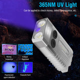 Darrahopens Gift & Novelty > Novelty > Novelty Gifts V10 LED Keychain EDC Flashlight USB Rechargeable Magnetic Torch Work Lamp