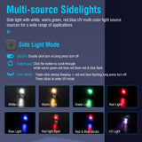 Darrahopens Gift & Novelty > Novelty > Novelty Gifts V10 LED Keychain EDC Flashlight USB Rechargeable Magnetic Torch Work Lamp