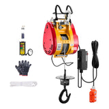 Darrahopens Hampers > Gift Hampers > Beer Hampers VEVOR 2-in-1 Electric Hoist Winch, 500 KG Capacity, 1800W Portable Power Winch, 30 m Lifting Height, 11 m/min with Wire and Wireless Remote Control, for Garage, Warehouse, Factory Lifting Towing