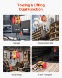 Darrahopens Hampers > Gift Hampers > Beer Hampers VEVOR 2-in-1 Electric Hoist Winch, 500 KG Capacity, 1800W Portable Power Winch, 30 m Lifting Height, 11 m/min with Wire and Wireless Remote Control, for Garage, Warehouse, Factory Lifting Towing