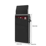 Darrahopens Hampers > Gift Hampers > Other Hampers Contemporary Acrylic RFID Blocking Card Holder - Minimalist Business Wallet for Men, Automatic Pop-Up, 1pc