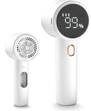 Darrahopens Hampers > Gift Hampers > Other Hampers Electric Lint Remover - Rechargeable Lint Shaver - With LED Display - 3 Speeds - Sweater Depiller - White