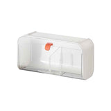 Darrahopens Hampers > Gift Hampers > Other Hampers Pad Holder for Bathroom,Sanitary Napkins Organizer,Feminine Tampons Storage Day Overnight Cotton Pad Holder, white（only box）