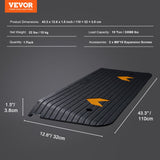 Darrahopens Hampers > Gift Hampers > Other Hampers VEVOR Upgraded Rubber Threshold Ramp, 3.8 cm Rise Wheelchair Ramp Doorway, Natural Curb Ramp Rated 15 tons Load Capacity, Non-Slip Textured Surface Rubber Curb Ramp for Wheelchair and Scooter