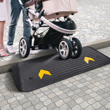 Darrahopens Hampers > Gift Hampers > Other Hampers VEVOR Upgraded Rubber Threshold Ramp, 3.8 cm Rise Wheelchair Ramp Doorway, Natural Curb Ramp Rated 15 tons Load Capacity, Non-Slip Textured Surface Rubber Curb Ramp for Wheelchair and Scooter