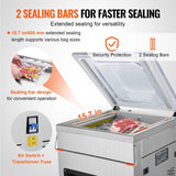 Darrahopens Hampers > Gift Hampers > Self Care Hampers Vevor DZ-400/2E Automatic Extra Deep Vacuum Sealer Food Vacuum Sealing Packing Machine 220V