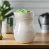 Darrahopens Hampers > Gift Hampers > Wine & Champagne Hampers Frosted Farmhouse Illumination Warmer - RRP $43.95 - Wholesale - OUT OF STOCK - PREORDERS OPEN - ARRIVING EARLY SEPTEMBER
