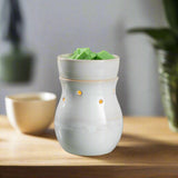 Darrahopens Hampers > Gift Hampers > Wine & Champagne Hampers Frosted Farmhouse Illumination Warmer - RRP $43.95 - Wholesale - OUT OF STOCK - PREORDERS OPEN - ARRIVING EARLY SEPTEMBER