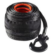 Darrahopens Hampers > Gift Hampers > Wine & Champagne Hampers VEVOR Synthetic Winch Rope, 12.7 mm x 28 m, 142.3 kN, Synthetic Winch Line Cable Rope with Protective Sleeve + Forged Winch Hook + Pull Strap, Universal Fit for SUV, Large Off-Road Vehicle, Truck