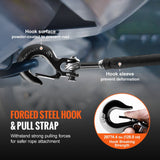 Darrahopens Hampers > Gift Hampers > Wine & Champagne Hampers VEVOR Synthetic Winch Rope, 12.7 mm x 28 m, 142.3 kN, Synthetic Winch Line Cable Rope with Protective Sleeve + Forged Winch Hook + Pull Strap, Universal Fit for SUV, Large Off-Road Vehicle, Truck
