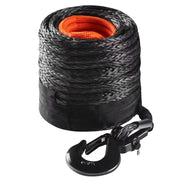 Darrahopens Hampers > Gift Hampers > Wine & Champagne Hampers VEVOR Synthetic Winch Rope, 12.7 mm x 28 m, 142.3 kN, Synthetic Winch Line Cable Rope with Protective Sleeve + Forged Winch Hook + Pull Strap, Universal Fit for SUV, Large Off-Road Vehicle, Truck