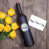 Darrahopens Hampers > Gift Hampers > Wine & Champagne Hampers Wine Accessories Gift Set (Black), 5-Piece Bottle Corkscrew Opener Kit with Novelty Bottle-Shaped Case, Valentine's Day Gift for Wine Lovers