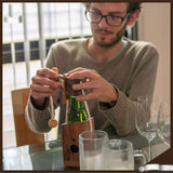 Darrahopens Hampers > Novelty > Beer Hampers Wine Stopper Lock Puzzle - Party Puzzle- cant drink it until you crack the lock-party fun