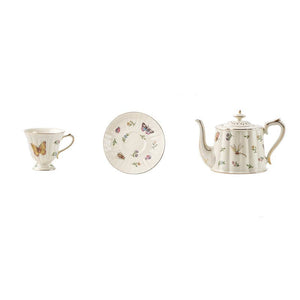 Darrahopens Hampers > Tea & Coffee Hampers French coffee cup and saucer teapot set