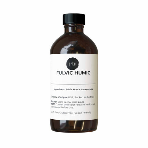 Darrahopens Health & Beauty 100ml Organic Fulvic Humic Acid Liquid Concentrate - Mineral Nutrient Supplement