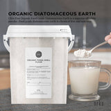 Darrahopens Health & Beauty 300g Organic Fine Diatomaceous Earth Tub - Food Grade Fossil Shell Flour Powder