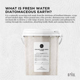 Darrahopens Health & Beauty 300g Organic Fine Diatomaceous Earth Tub - Food Grade Fossil Shell Flour Powder