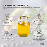 Darrahopens Health & Beauty 500ml Castor Oil - Hexane Free Cold Pressed Skin Hair Care
