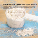 Darrahopens Health & Beauty 50g Organic Fine Diatomaceous Earth - Food Grade Fossil Shell Flour Powder