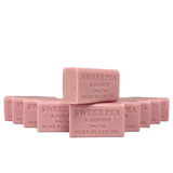 Darrahopens Health & Beauty > Bath & Body 10x 200g Plant Oil Soap Sweet Pea Jasmine Scent Pure Natural Vegetable Base Bar