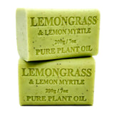 Darrahopens Health & Beauty > Bath & Body 2x 200g Plant Oil Soap Lemongrass Lemon Myrtle Pure Vegetable Bar Australian