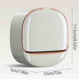 Darrahopens Health & Beauty > Bath & Body > Bar Soap 2 pack Adhesive Soap Holder for Shower Wall with Drainage Box, Waterproof Shower Bar Soap Holder Tray, Bathroom Stick on Soap Dish Wall Mounted,Kitchen Bath Hand Skin Soap Caddy Organizer,Light Green