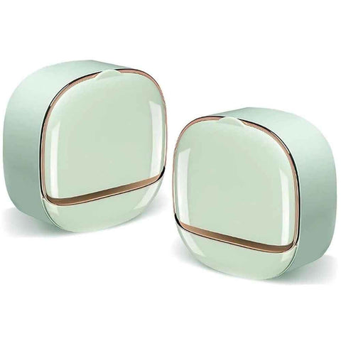 Darrahopens Health & Beauty > Bath & Body > Bar Soap 2 pack Adhesive Soap Holder for Shower Wall with Drainage Box, Waterproof Shower Bar Soap Holder Tray, Bathroom Stick on Soap Dish Wall Mounted,Kitchen Bath Hand Skin Soap Caddy Organizer,Light Green