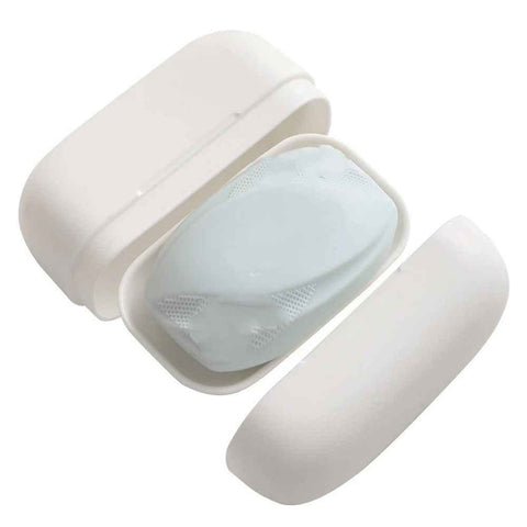 Darrahopens Health & Beauty > Bath & Body > Bar Soap 2 pack Compact Travel Soap Case, Leakproof Soap Container with Lid, Portable Bar Soap Holder for Traveling, Soap Box for Bathroom, Shower, Gym, School, Camping, Outdoor (White,Does not include soap)