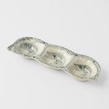 Darrahopens Health & Beauty > Bath & Body > Bar Soap Edamame Triple Pod Dish 200ml Blue White Glaze