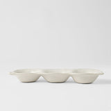 Darrahopens Health & Beauty > Bath & Body > Bar Soap Edamame Triple Pod Dish 200ml Matte White Glaze