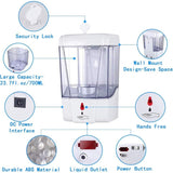 Darrahopens Health & Beauty > Bath & Body > Body Wash & Hand Soap Automatic Hand Soap Dispenser, 700Ml Wall Mounted Soap Dispenser, Touchless Hand Sanitizer Shampoo Dispenser, Touchless