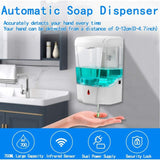 Darrahopens Health & Beauty > Bath & Body > Body Wash & Hand Soap Automatic Hand Soap Dispenser, 700Ml Wall Mounted Soap Dispenser, Touchless Hand Sanitizer Shampoo Dispenser, Touchless