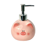 Darrahopens Health & Beauty > Bath & Body > Body Wash & Hand Soap Pink Cute Pink Pig Ceramic Soap Dispenser with Pump - Adorable Bathroom Accessory for Lotion, Shampoo, and Shower Gel