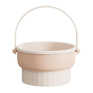 Darrahopens Health & Beauty > Cosmetic Storage 3 In 1 Makeup Brushes Cleaner Sponge Brush Washing Box Makeup Brush Drying Basket(Beige)