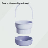 Darrahopens Health & Beauty > Cosmetic Storage 3 In 1 Makeup Brushes Cleaner Sponge Brush Washing Box Makeup Brush Drying Basket(Beige)