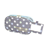 Darrahopens Health & Beauty > Cosmetic Storage > Cosmetic & Toiletry Bags 2 Layer Makeup Bag w/ Mirror Travel Cosmetic Bag Organizer Brush Slots Portable