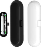 Darrahopens Health & Beauty > Cosmetic Storage > Cosmetic & Toiletry Bags 2-pack travel toothbrush case, electric toothbrush case, for Braun Oral-B electric toothbrush