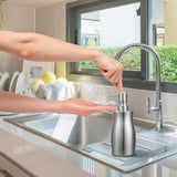 Darrahopens Health & Beauty > Cosmetic Storage > Cosmetic & Toiletry Bags 304 Household Stainless Steel Liquid Soap Lotion Shampoo Dispenser Bottle 400ML