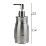 Darrahopens Health & Beauty > Cosmetic Storage > Cosmetic & Toiletry Bags 304 Household Stainless Steel Liquid Soap Lotion Shampoo Dispenser Bottle 400ML