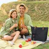 Darrahopens Health & Beauty > Cosmetic Storage > Cosmetic & Toiletry Bags 3X Wine Tote Bag, Beach Cooler for Travel Gift, Leakproof Insulated Purse Carrier with Hidden Spout Compartments In Australia - Darrahopens