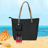 Darrahopens Health & Beauty > Cosmetic Storage > Cosmetic & Toiletry Bags 3X Wine Tote Bag, Beach Cooler for Travel Gift, Leakproof Insulated Purse Carrier with Hidden Spout Compartments In Australia - Darrahopens