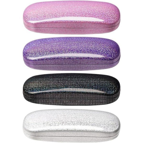 Darrahopens Health & Beauty > Cosmetic Storage > Cosmetic & Toiletry Bags (4 pcs) Glasses Case, Unisex Hard Shell Glasses Case Protect