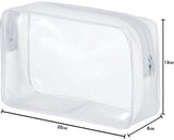Darrahopens Health & Beauty > Cosmetic Storage > Cosmetic & Toiletry Bags 4-Piece Transparent Travel Toiletry Bag - Portable Makeup Bag - Multifunctional Waterproof Set - Skin Care & Makeup Bag